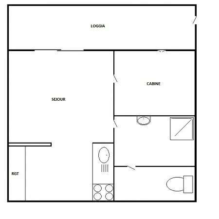 Studio Cabine 4 Pers Avec Piscine & Parking Au Port Barcares - Fr-1-81-304 Le Barcares